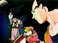 Goku and Eastern Kaio-sama Right Before Racing
